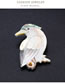 Fashion Khaki Bird Shape Decorated Brooch