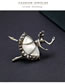 Fashion Antique Silver Girl Shape Decorated Brooch