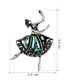 Fashion White Girl Shape Decorated Brooch