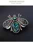Fashion Antique Silver Bee Shape Decorated Brooch