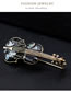 Fashion Gold Color Violin Shape Decorated Brooch