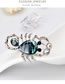 Fashion Silver Color Scorpion Shape Decorated Brooch