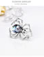 Fashion Silver Color Spider Shape Decorated Brooch