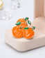 Fashion Orange Pumpkin Shape Decorated Brooch
