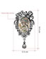 Fashion Silver Color Diamond Decorated Brooch