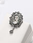 Fashion Silver Color Flower Shape Decorated Brooch