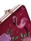 Fashion White Flamingo Pattern Decorated Handbag