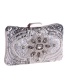 Fashion Beige Diamond Decorated Handbag