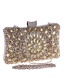 Fashion Gold Color Diamond Decorated Handbag