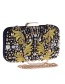 Fashion Black Pearl Decorated Handbag