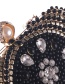 Fashion White Diamond&pearl Decorated Handbag