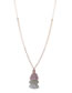 Fashion Green Tassel Decorated Pure Color Necklace
