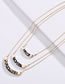 Fashion Gold Color Leopard Pattern Decorated Necklace