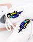 Fashion Sapphire Blue Bird Shape Decorated Shoes Accessories