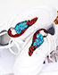 Fashion Red Bird Shape Decorated Shoes Accessories