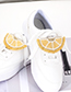 Fashion Yellow Lemon Shape Decorated Shoes Accessories