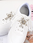 Fashion White Star Shape Decorated Shoes Accessories