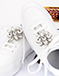 Fashion White Diamond Decorated Shoes Accessories