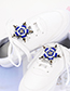 Fashion Sapphire Blue Star Shape Decorated Shoes Accessories