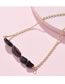 Simple Black Pure Color Decorated Necklace