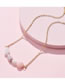 Simple Pink Pure Color Decorated Necklace
