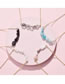 Simple White Pure Color Decorated Necklace