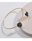 Fashion Sapphire Blue Oval Shape Decorated Bracelet