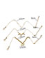 Fashion Gold Color Star Shape Decorated Anklet