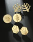 Fashion Gold Color Tree Shape Decorated Earrings