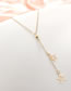 Fashion Gold Color Star Shape Decorated Necklace