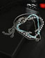 Fashion Silver Color Anchor Shape Decorated Bracelet(4pcs)