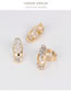 Fashion Gold Color Diamond Decorated Jewelry Set