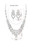 Fashion Silver Color Heart Shape Decorated Jewelry Set