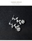 Fashion Silver Color Flower Shape Decorated Jewelry Set