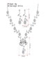 Fashion Silver Color Flower Shape Decorated Jewelry Set