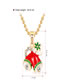 Fashion Red Bell Shape Decorated Necklace