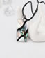 Fashion Multi-color Square Shape Decorated Necklace