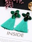 Fashion Yellow Flower Shape Decorated Earrings