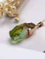 Fashion Green Stones Pendant Decorated Long Necklace
