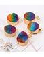 Fashion Multi-color Round Shape Design Color Matching Necklace (small)