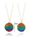 Fashion Multi-color Round Shape Design Color Matching Necklace (large)