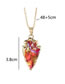 Fashion Red Arrow Shape Decorated Simple Necklace