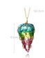 Fashion Multi-color Winding Pendant Decorated Long Necklace
