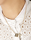 Fashion Gold Color Letter C Shape Decorated Necklace