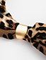 Fashion Brown Leopard Pattern Decorated Fake Collar