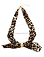 Fashion Brown Leopard Pattern Decorated Fake Collar