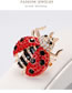 Fashion Multi-color Ladybug Shape Decorated Brooch
