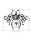 Fashion Claret Red Bee Shape Decorated Brooch