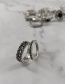 Fashion Silver Color Geometric Shape Decorated Rings Set