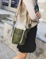 Fashion Green Bucket Shape Design Bag